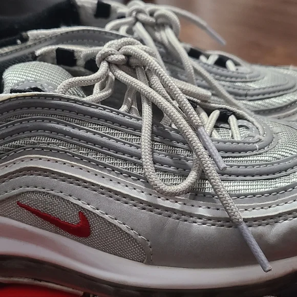 Silver Nike Air Max 97 size 6.5W - Picture 2 of 6